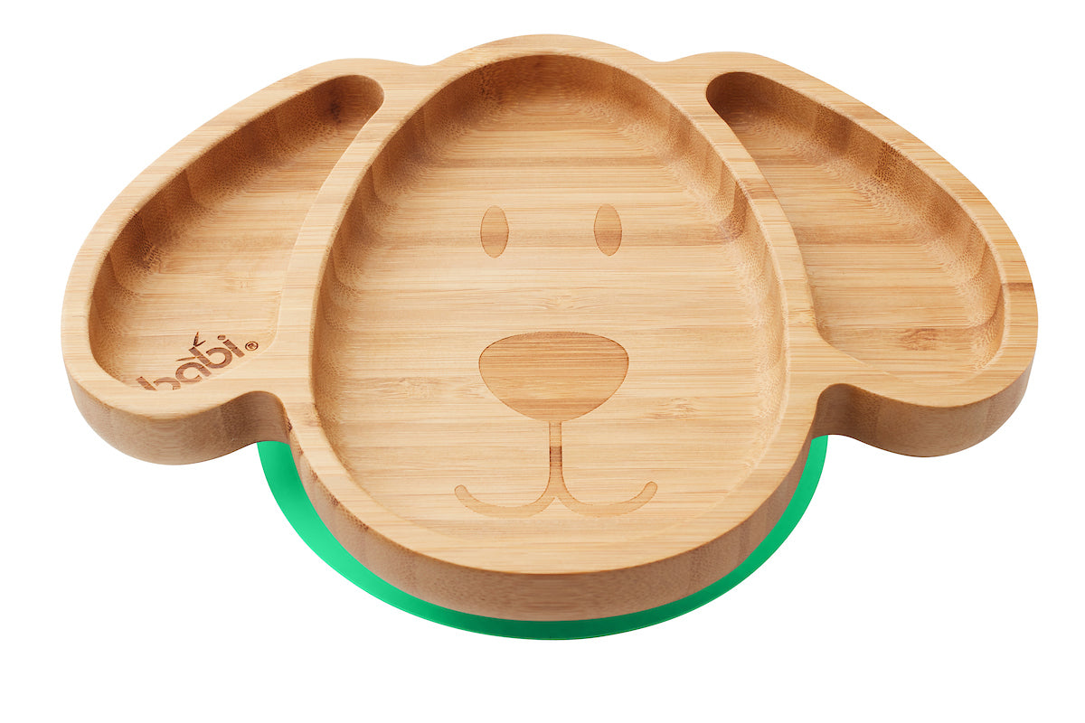 Bamboo Dog Suction Plate (Green)