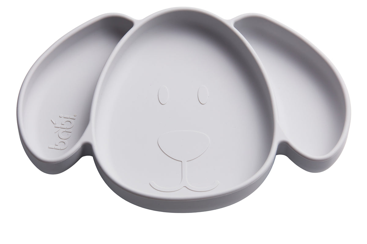 Silicone Dog Suction Plate (Grey)