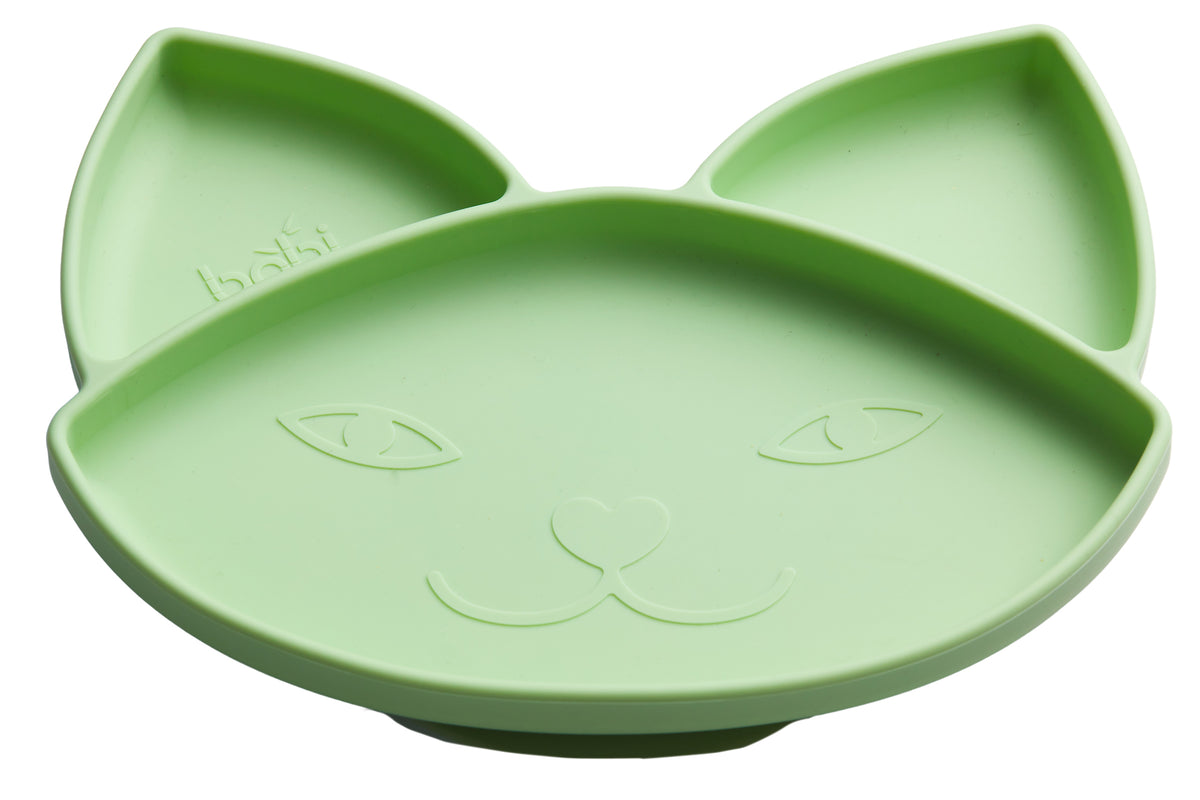 Silicone Cat Suction Plate (Green)