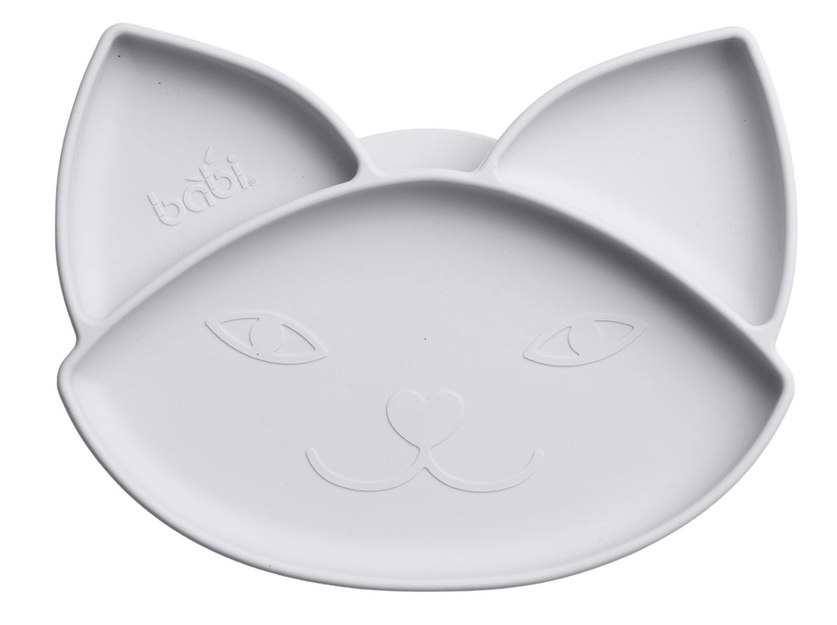 Silicone Cat Suction Plate (Grey)
