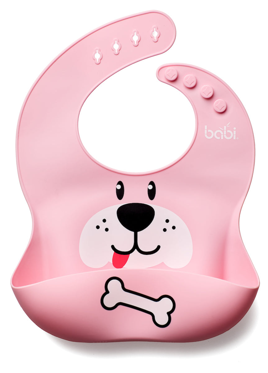 Silicone Dog Bib Set With Pink &amp; Blue (2 pack)