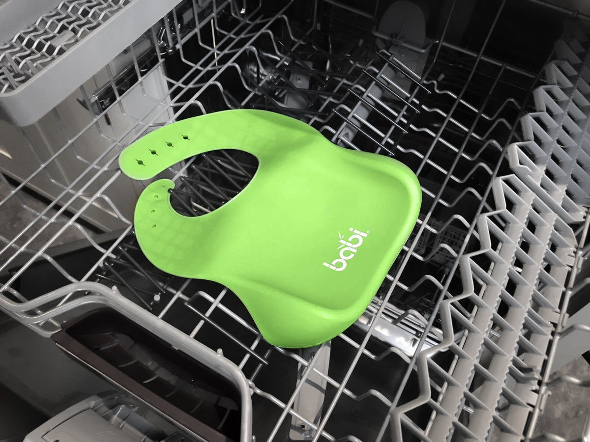 Silicone Bib Cat (Green)